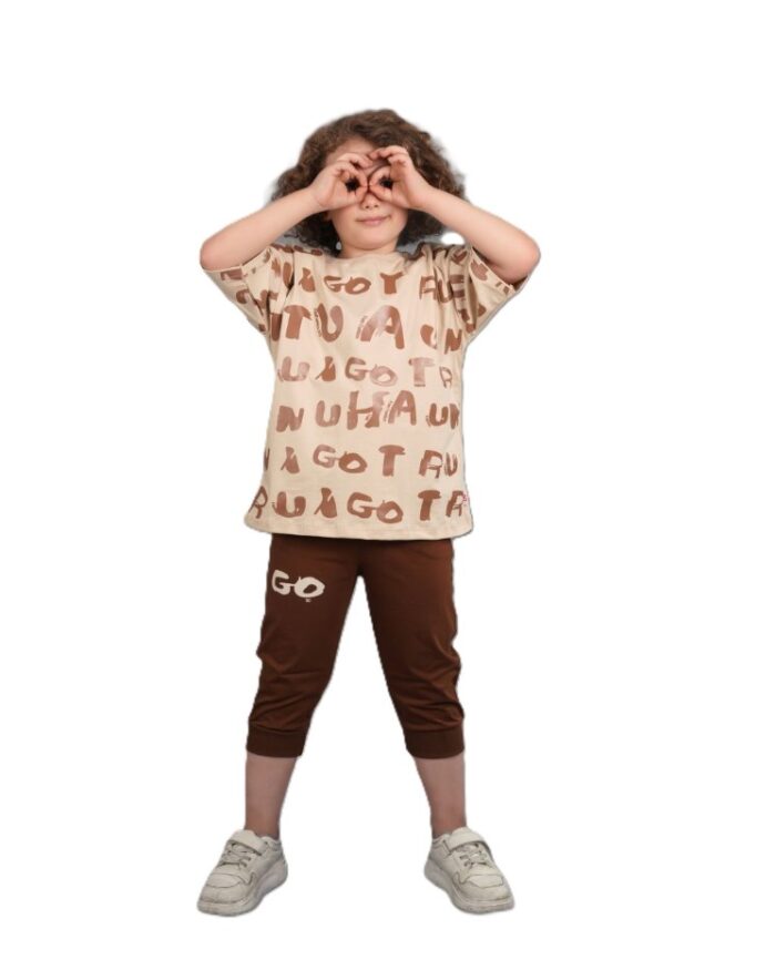 تیشرت و شلوارک راحتی اسپرت GO