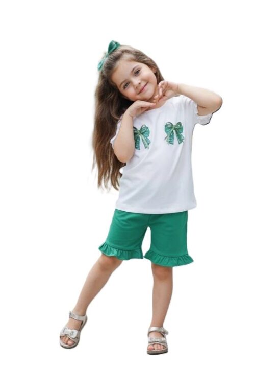 تیشرت و شلوارک بیرونی دخترانه تیدا