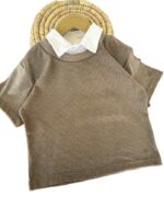 تیشرت تک یقه دار بیرونی پسرانه رادین - Image 4