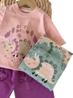 تیشرت و شلوارک بیرونی دخترانه cute - Image 5
