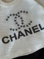 کراپ باکسی و شلوارک بیرونی دخترانه chanel - Image 6