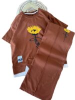 تیشرت و شلوار راحتی دخترانه آفتابگردان - Image 2