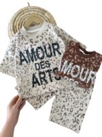تیشرت و شلوارک راحتی دخترانه Amour