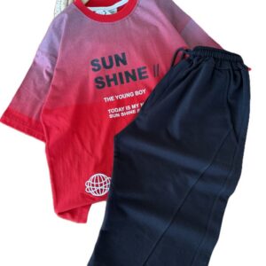 تیشرت و شلوارک راحتی پسرانه sun