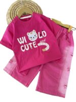 تیشرت و شلوارک بیرونی دخترانه WILD