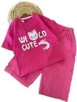 تیشرت و شلوارک بیرونی دخترانه WILD - Image 8