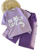 تیشرت و شلوارک بیرونی دخترانه WILD - Image 11