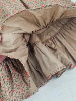 پیراهن دخترانه یقه گل همراه گیره - Image 5
