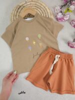 تیشرت و شلوارک دخترانه فلامینگو - Image 2