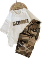 تیشرت و شلوارک بیرونی پسرانه alex