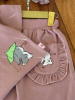 تیشرت و شلوارک راحتی دخترانه باران - Image 7