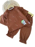 تیشرت و شلوارک راحتی دخترانه باران - Image 2