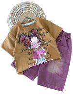 تیشرت و شلوارک دخترانه بیرونی cherub - Image 2