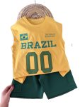 تاپ و شلوارک بیرونی پسرانه brazil