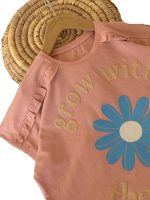 تیشرت و شلوارک بیرونی دخترانه GROW - Image 9