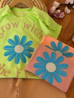 تیشرت و شلوارک بیرونی دخترانه GROW - Image 10