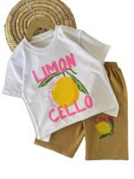 تیشرت و شلوارک راحتی دخترانهlimon - Image 5