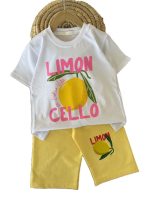 تیشرت و شلوارک راحتی دخترانهlimon - Image 11