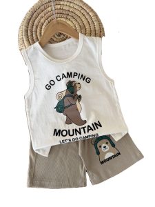 تاپ و شلوارک پسرانه راحتی GOCAMPiNG