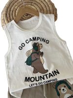 تاپ و شلوارک پسرانه راحتی GOCAMPiNG - Image 3