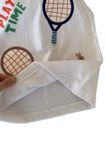 تاپ و شلوارک راحتی پسرانه طرح تنیس - Image 8