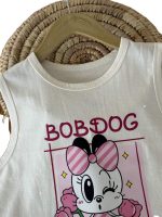 تاپ و شلوارک راحتی دخترانه BOBODOG - Image 3