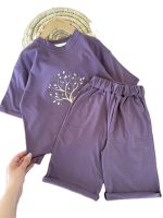 تیشرت و شلوارک راحتی رخترانه درخت - Image 7