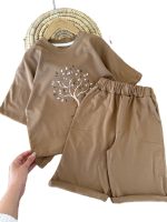 تیشرت و شلوارک راحتی رخترانه درخت - Image 6