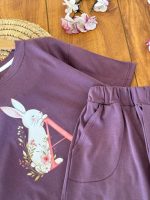 تیشرت و شلوارک دخترانه راحتی طرح خرگوش - Image 10