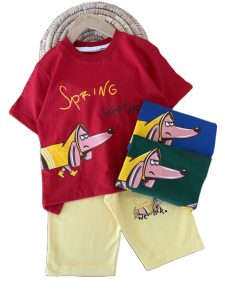 تیشرت و شلوارک پسرانه راحتی spring