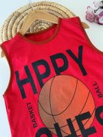 تاپ و شلوارک راحتی پسرانه happy - Image 7