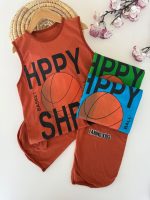 تاپ و شلوارک راحتی پسرانه happy