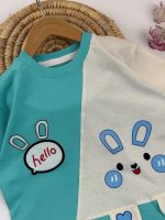تیشرت و شلوارک راحتی دخترانه hello - Image 10