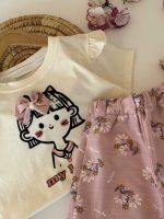 کراپ و شلوارک راحتی دخترانه MYLOVE - Image 9