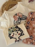 کراپ و شلوارک راحتی دخترانه MYLOVE - Image 11