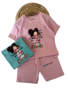 تیشرت و شلوارک راحتی دخترانه CHERUB