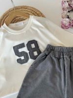 تیشرت و شلوارک باکسی بیرونی دخترانه 58 - Image 6