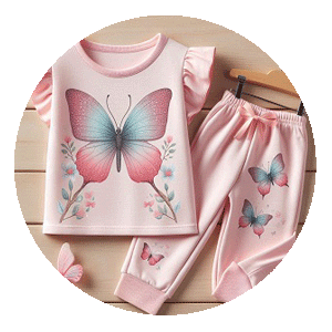 تی‌شرت و شلوار دخترانه